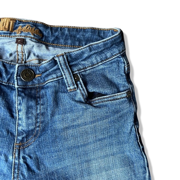 Women's Kut from the Kloth Mia Cropped Raw Hem Skinny Stretch Denim Jean Size 2 - Picture 7 of 14